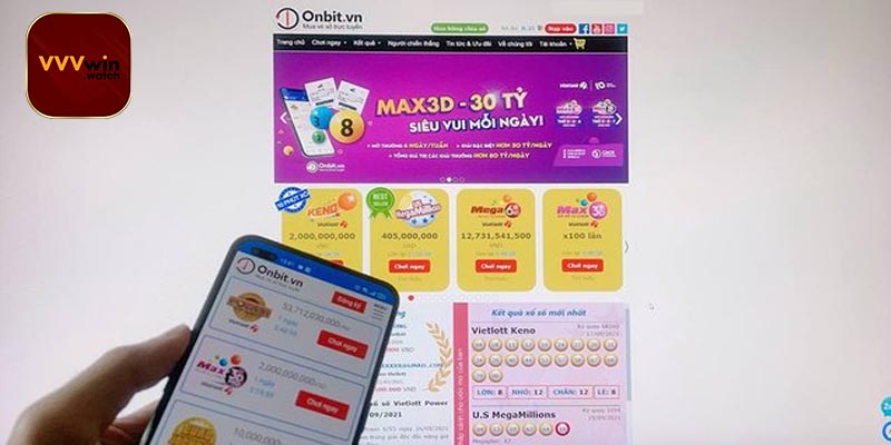 Các sản phẩm nổi bật trong app xổ số 3D VVVwin